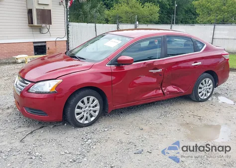 2015 Nissan Sentra Sv from USA, damaged, VIN 3N1AB7AP2FY273252